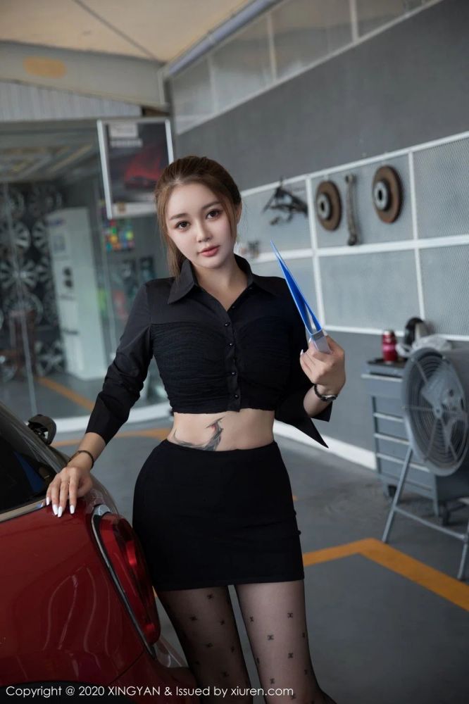 凯竹Vision汽车销售经理黑丝剧情性感写真